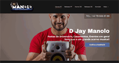 Desktop Screenshot of manolodj.com