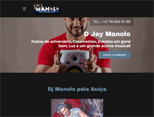 Tablet Screenshot of manolodj.com